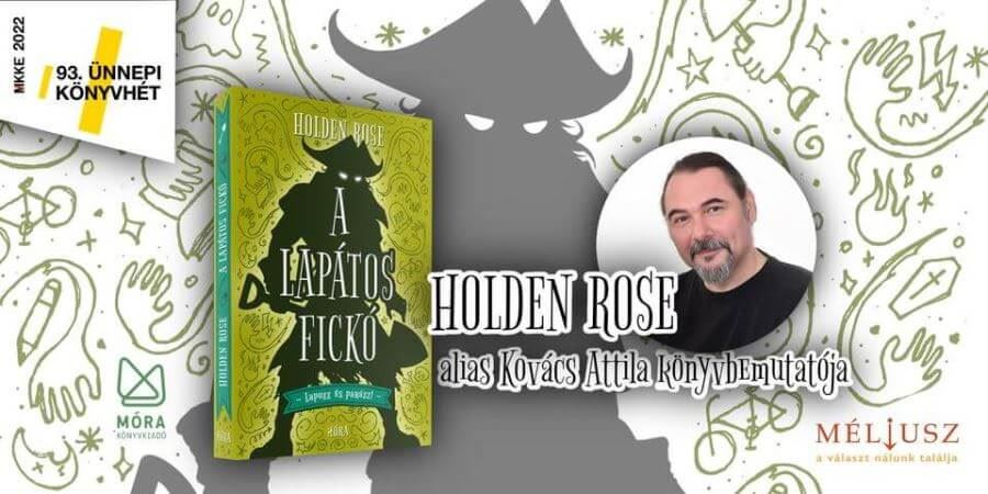 Holden Rose alias Kovács Attila bemutatja a Lapozz és parázz! - sorozat első kötetét