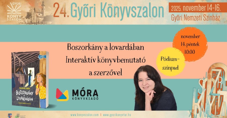 Majoros Nóra: Boszorkány a lovardában – Interaktív könyvbemutató a szerzővel