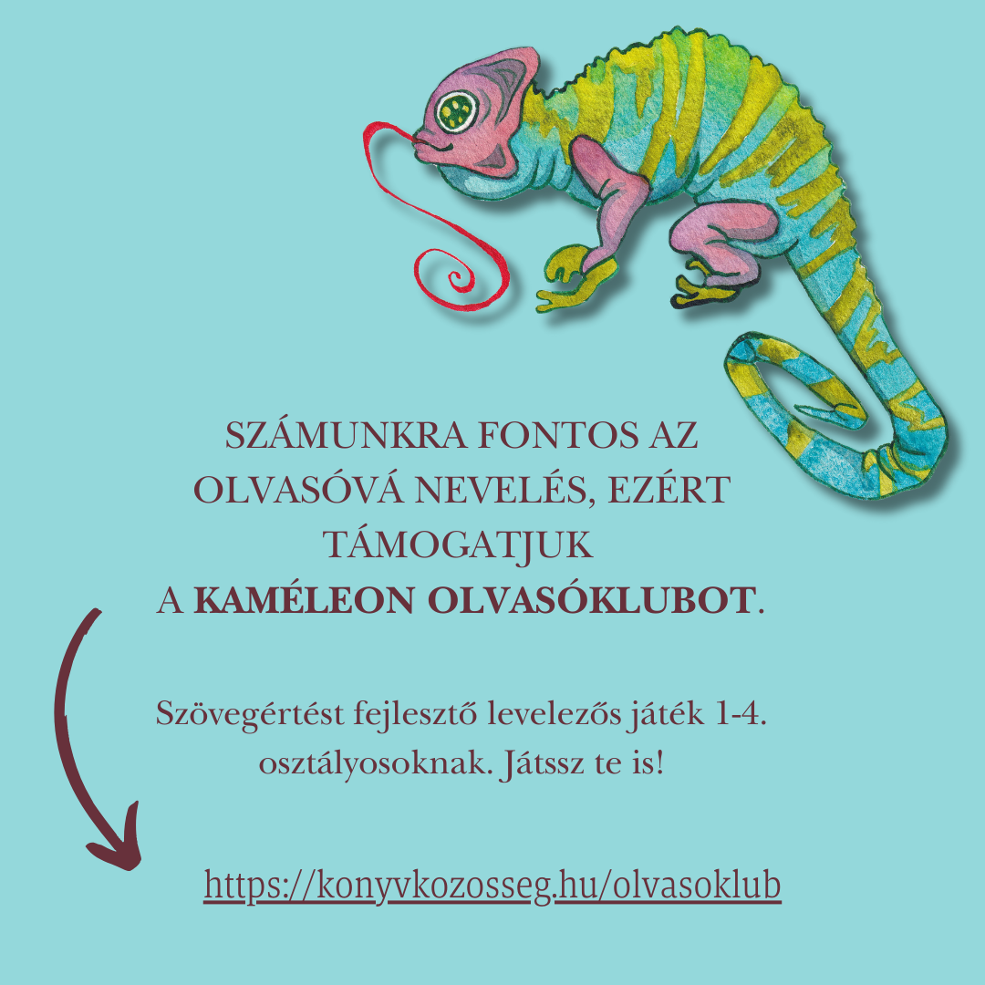 Idén is olvasókalandra hív a Kaméleon Olvasóklub!