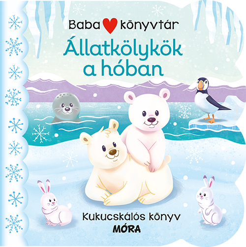Babakönyvtár - Állatkölykök a hóban