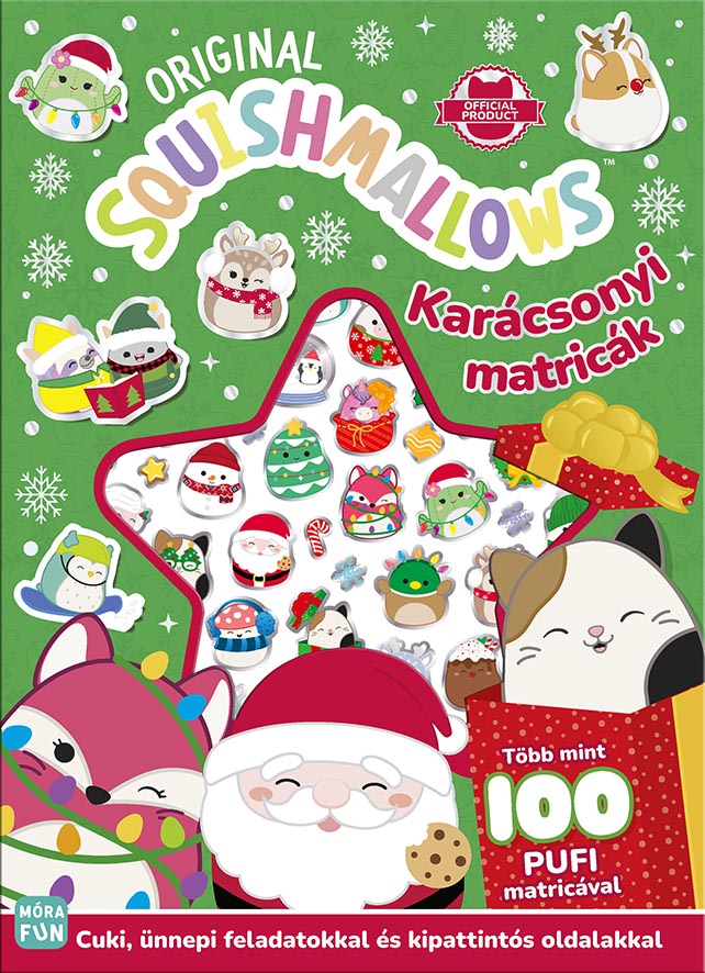 Squishmallows - Karácsonyi matricák