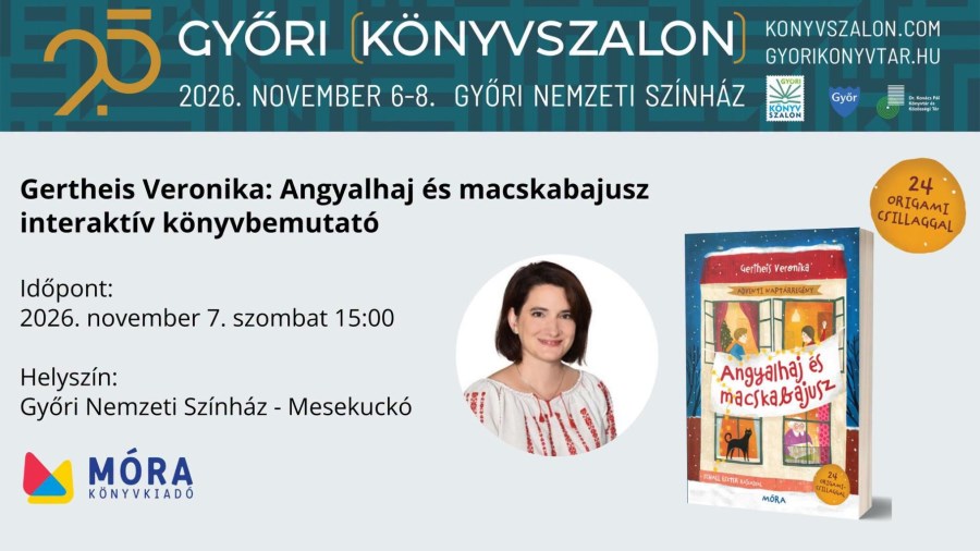 Gertheis Veronika: Angyalhaj és macskabajusz interaktív könyvbemutató foglalkozás