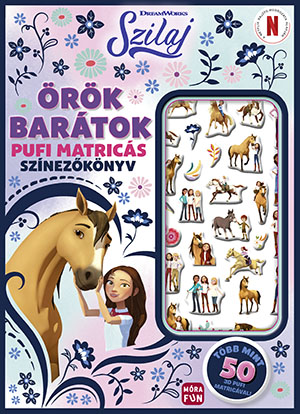 Szilaj – Örök barátok. Pufi matricás színezőkönyv