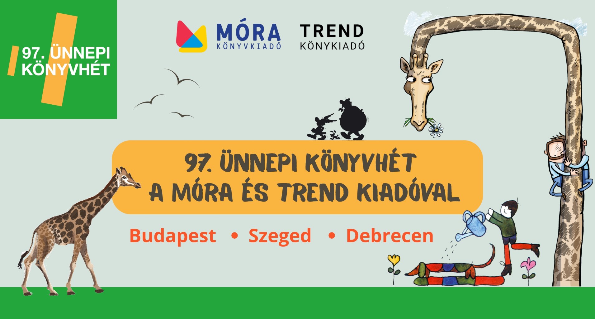 A Móra Kiadói Csoport programjai és dedikálásai a 97. Ünnepi Könyvhéten