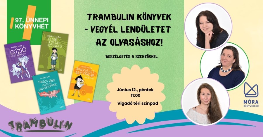 TRAMBULIN könyvek – Vegyél lendületet az olvasáshoz!
