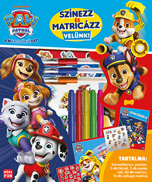 Mancs Őrjárat – Színezz és matricázz velünk!