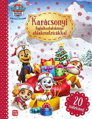Mancs Őrjárat – Karácsonyi foglalkoztatókönyv ablakmatricákkal