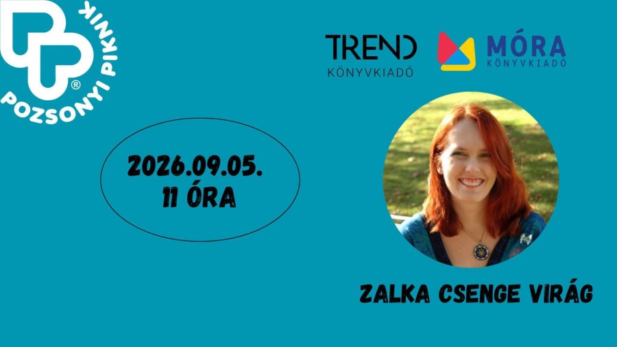 Zalka Csenge Virág dedikál a Pozsonyi Pikniken