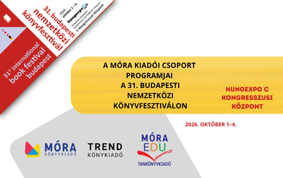 A Móra Kiadói Csoport programjai a 31. Budapesti Nemzetközi Könyvfesztiválon